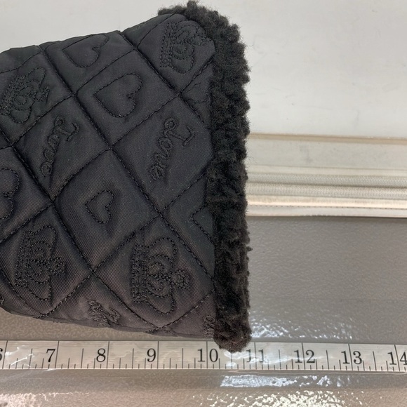 JUICY COUTURE Boots Quilted Snow Flurry Snowflake Wedges Size 6 - Picture 13 of 13